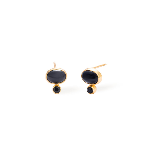 Bonbon Black Onyx earrings