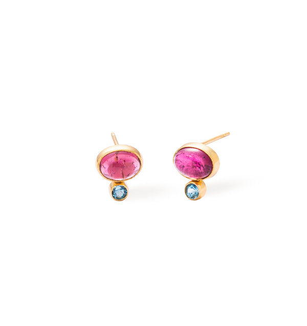 Bonbon Pink Tourmaline earrings