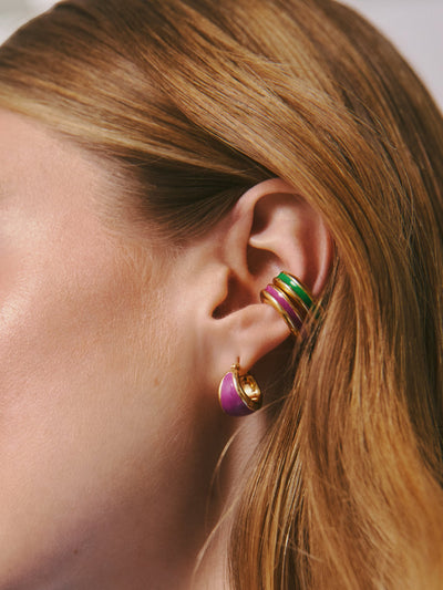 Colorful ear cuffs