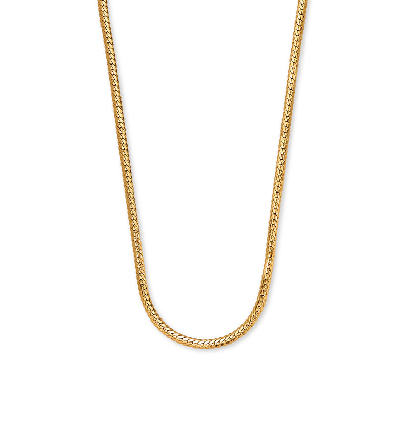  Gold-plated thin snake chain 1 