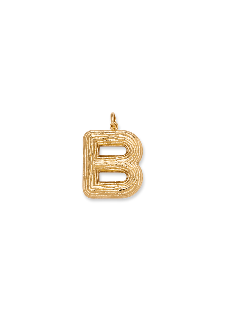  Necklace with the letter B 