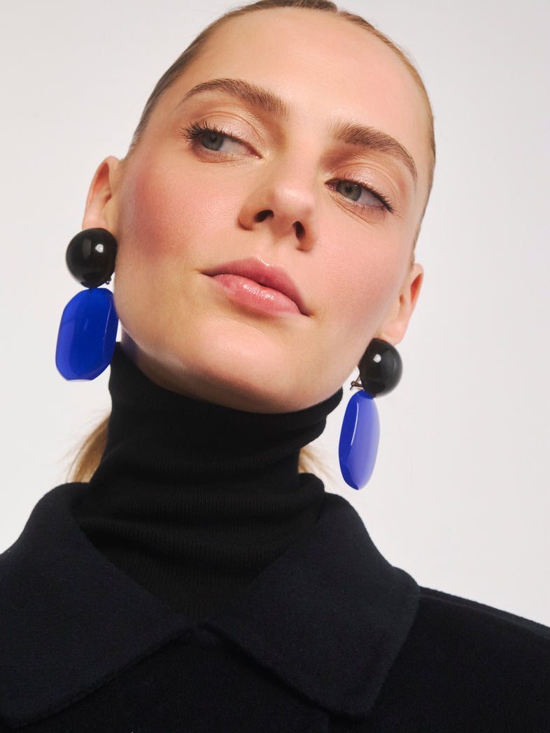  Dwukolorowe klipsy z żywicy 3 