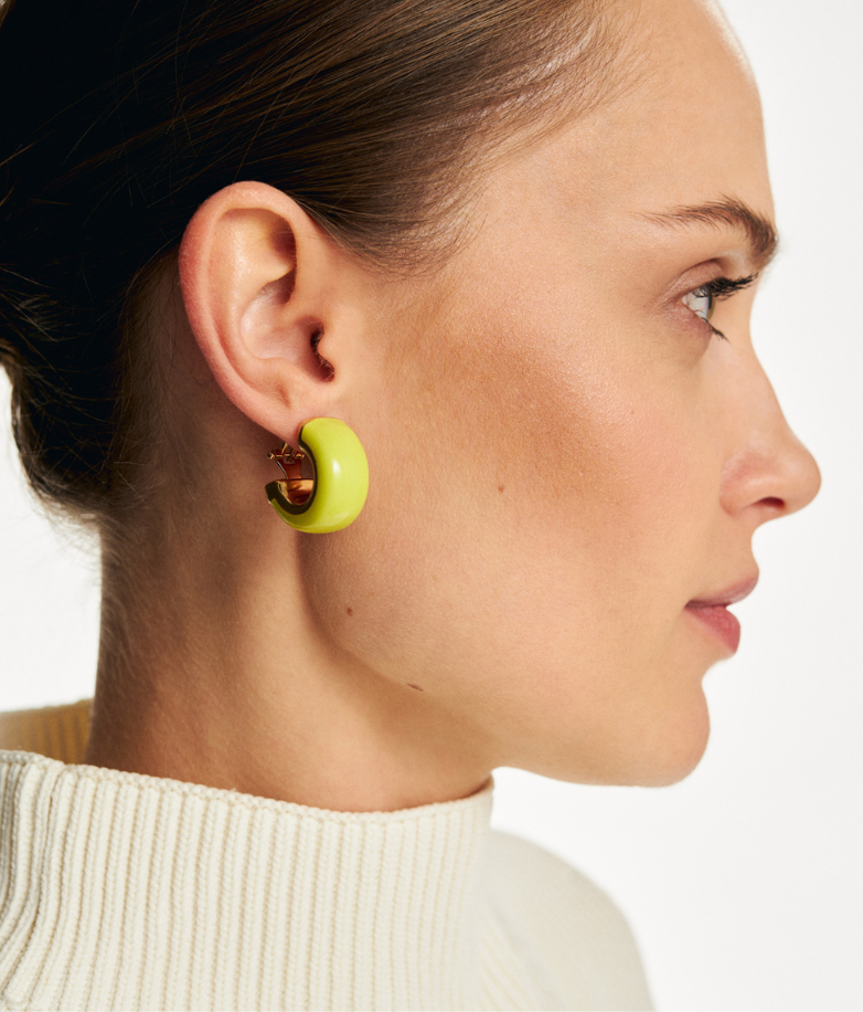 Copenhagen earrings no. 7 Lime