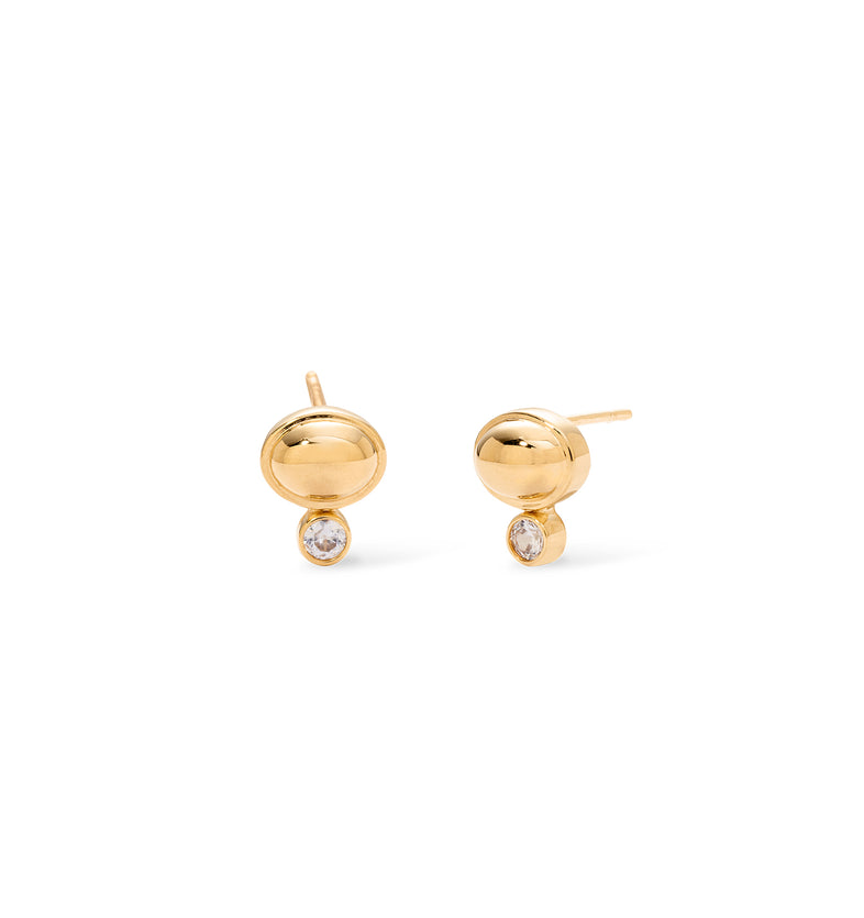 Bonbon Gold Zircon earrings