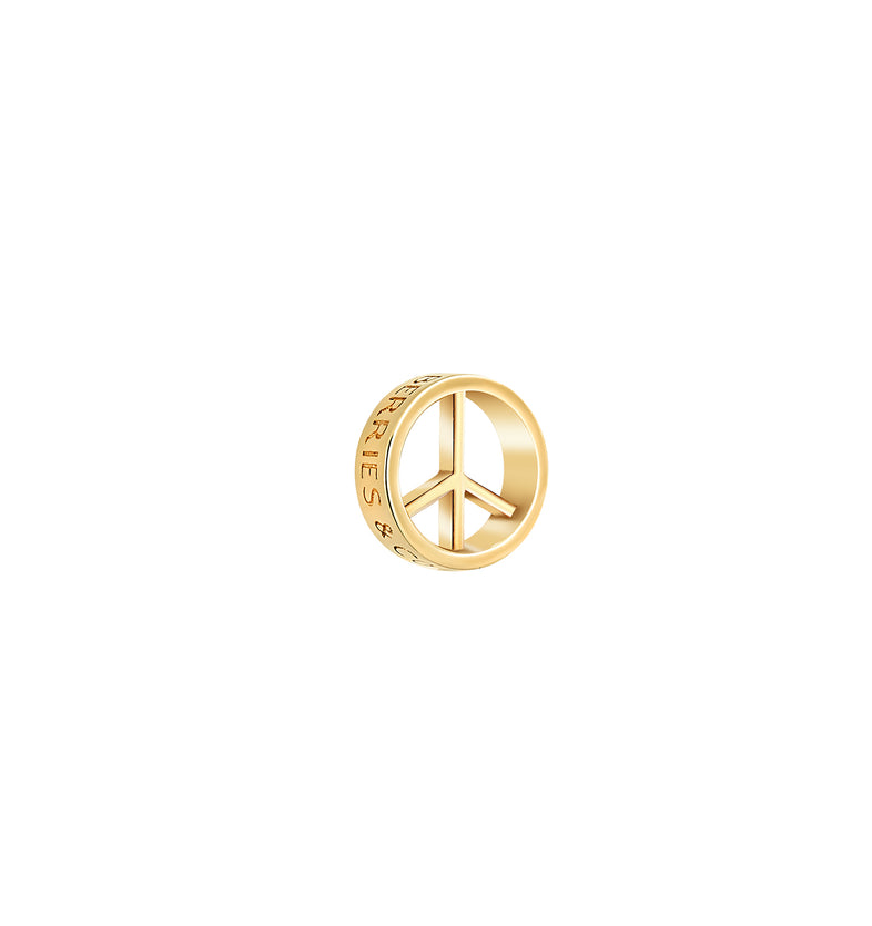  Gold-plated pendant in the shape of a pacifier 