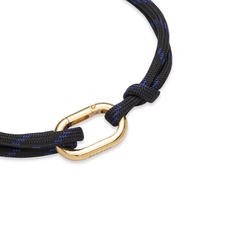  Bracelet made of black nylon rope with a pendant 2 