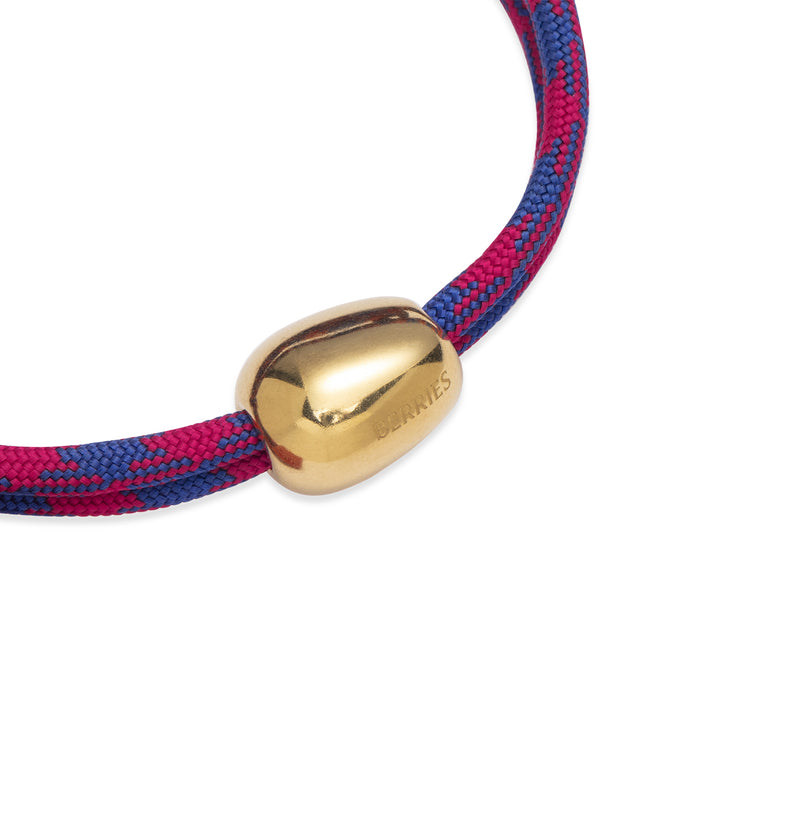  Red nylon rope bracelet with a pendant 2 