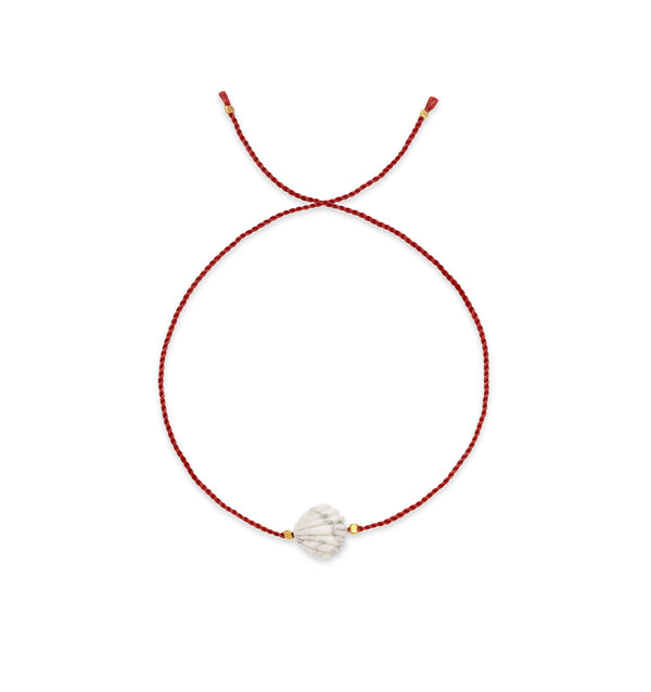 Chérie Power of mindfulness Shell anklet