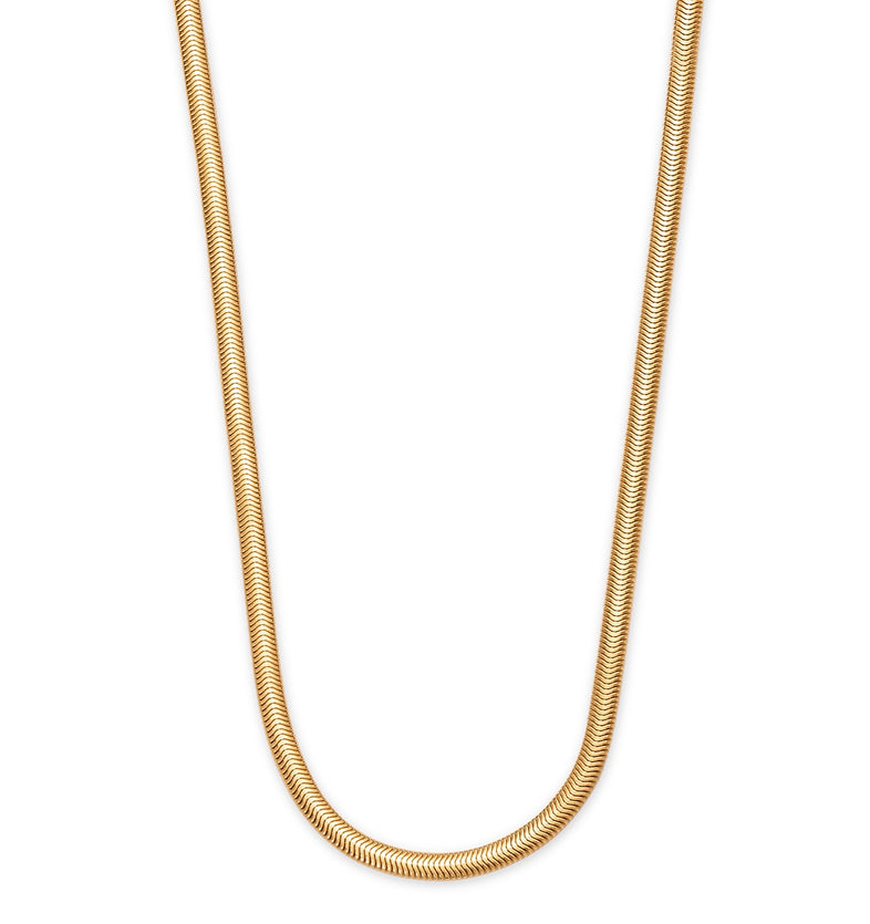  Eternal VIII gold-plated snake necklace 