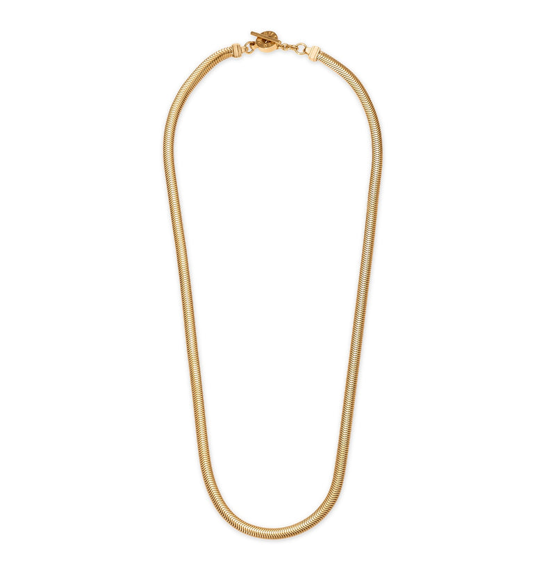  Eternal VIII gold-plated snake necklace 3 