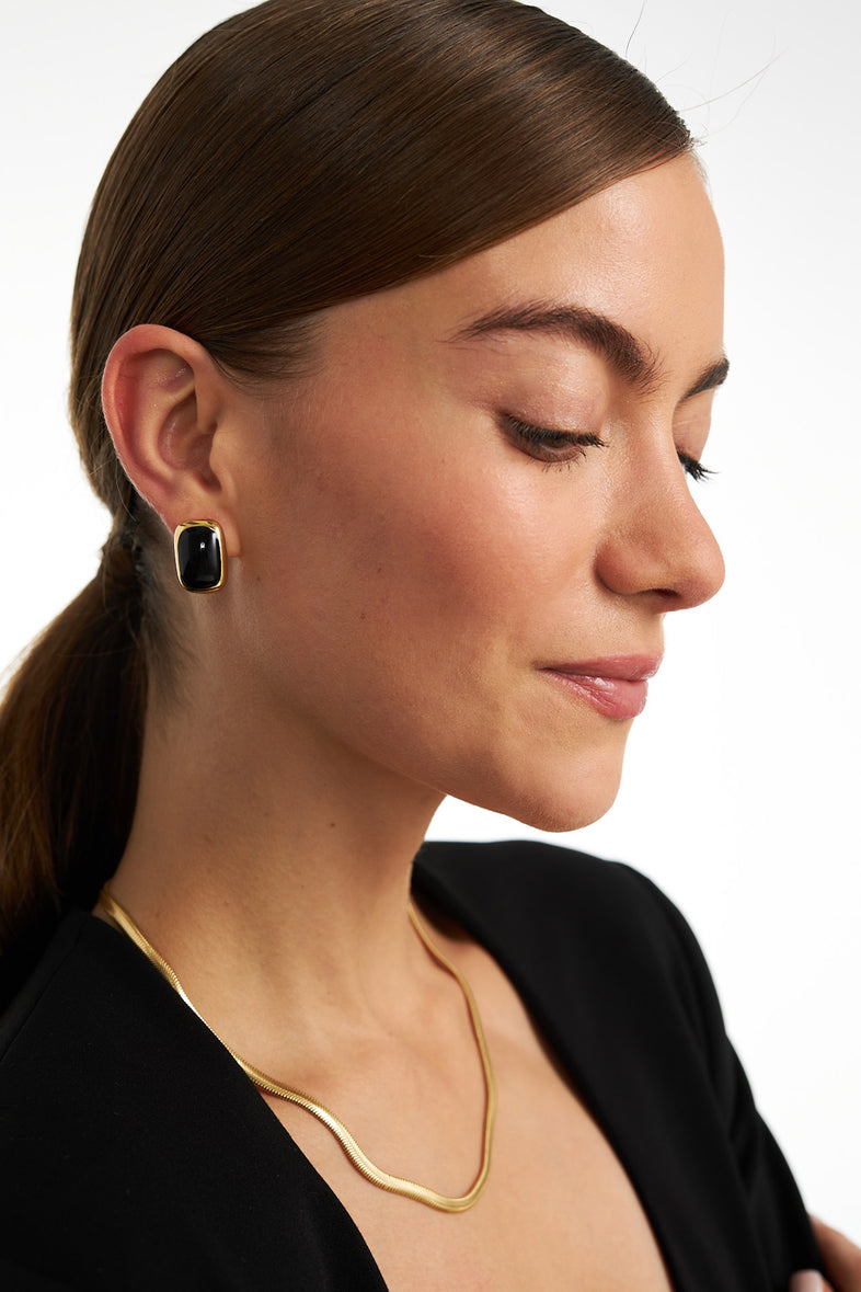  ALEXIS BLACK earrings 