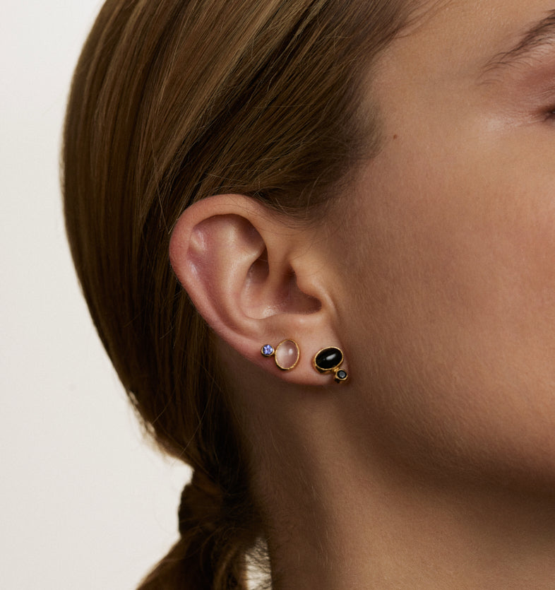 Bonbon White Moonstone earrings