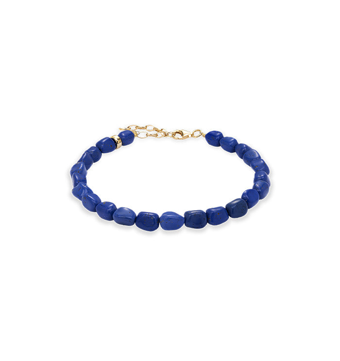 Blue ankle bracelet 2