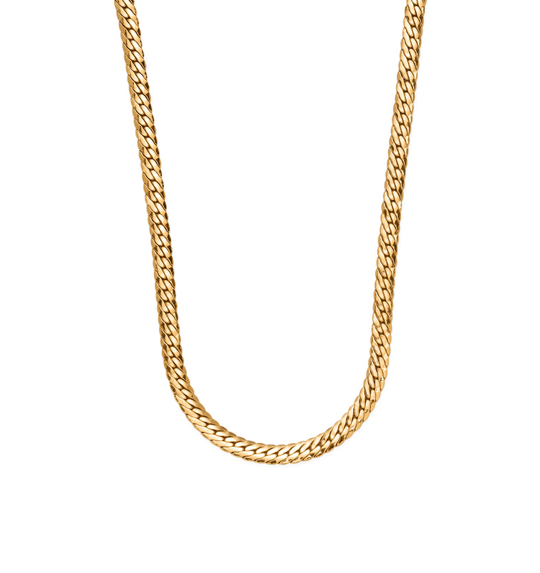  Gold-plated Eternal wide chain 