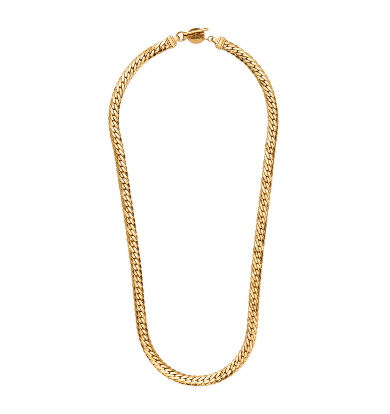  Gold-plated Eternal wide chain 4 