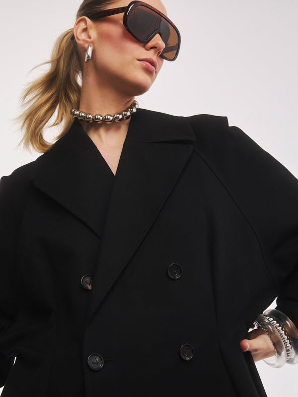 Geometryczne srebrne kolczyki dmuchane Christy w kolekcji Berries