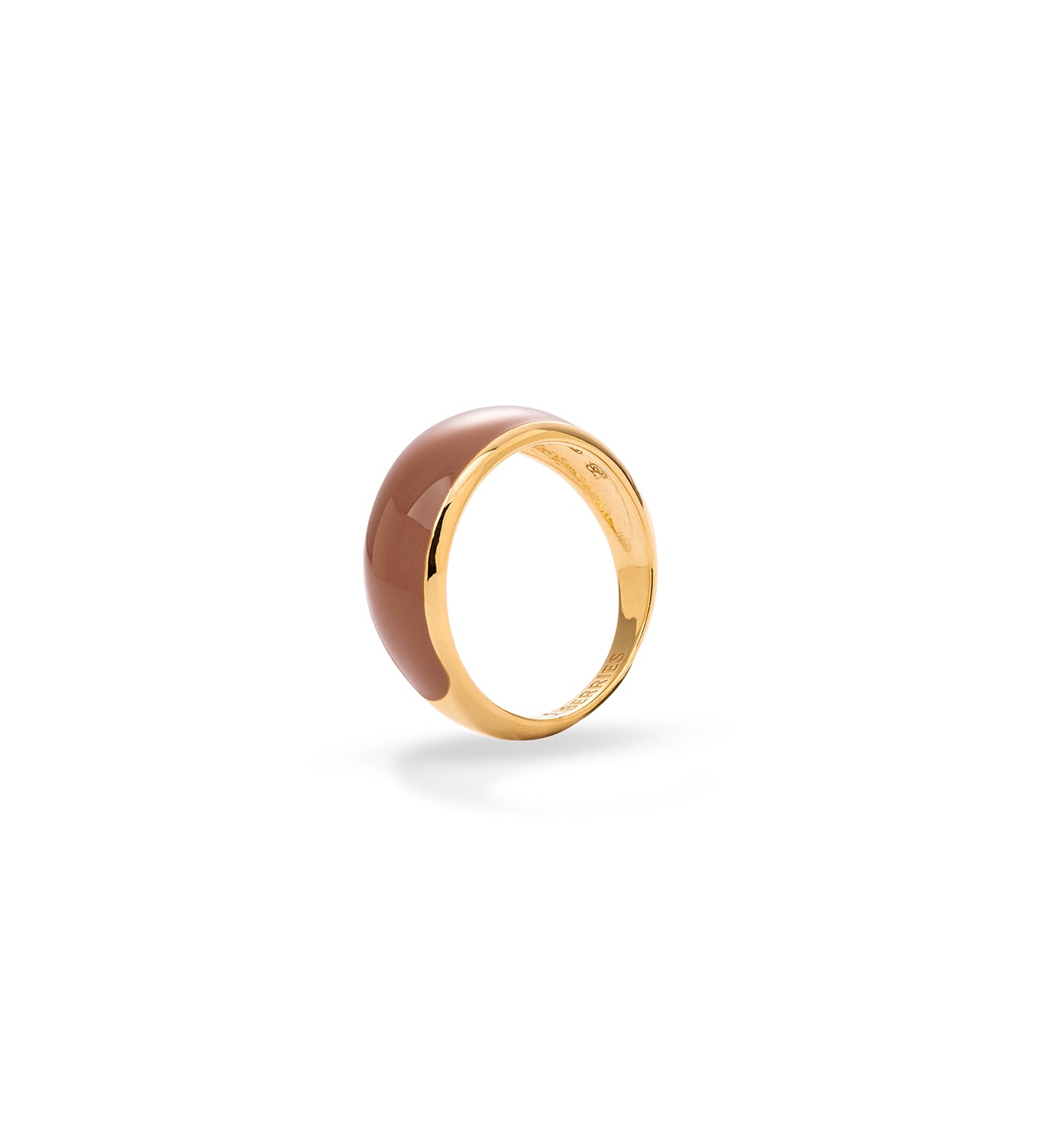Bague Viva Mocha Mousse Mini plaquée or