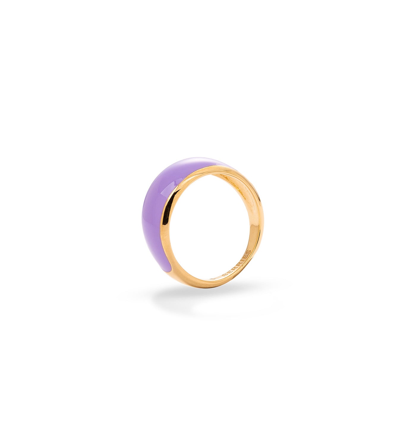 Bague Viva Lavander Mini plaquée or