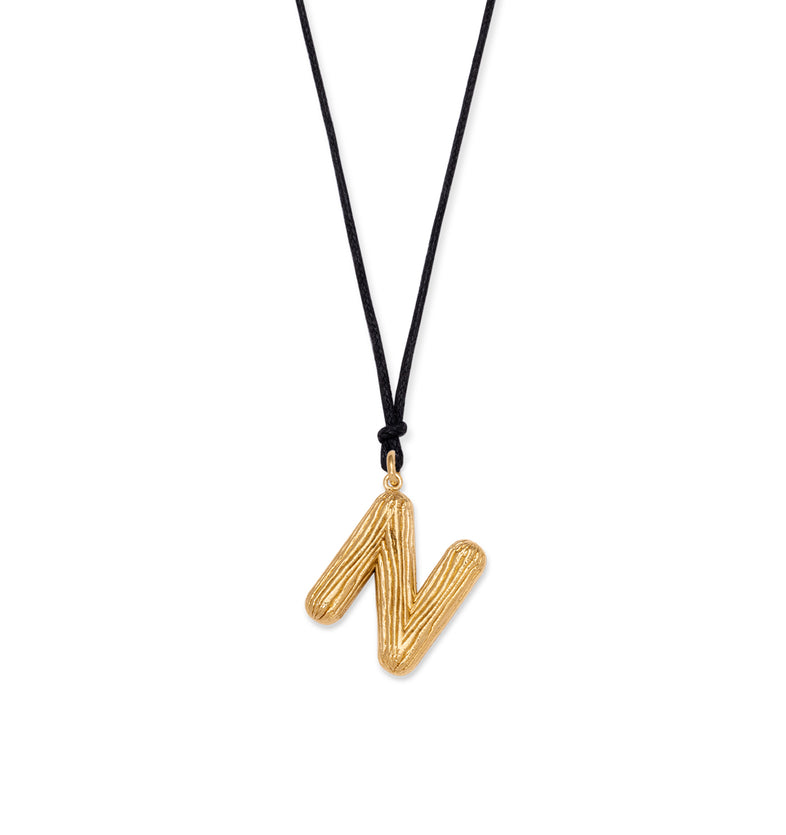  Literka na rzemyku 14 