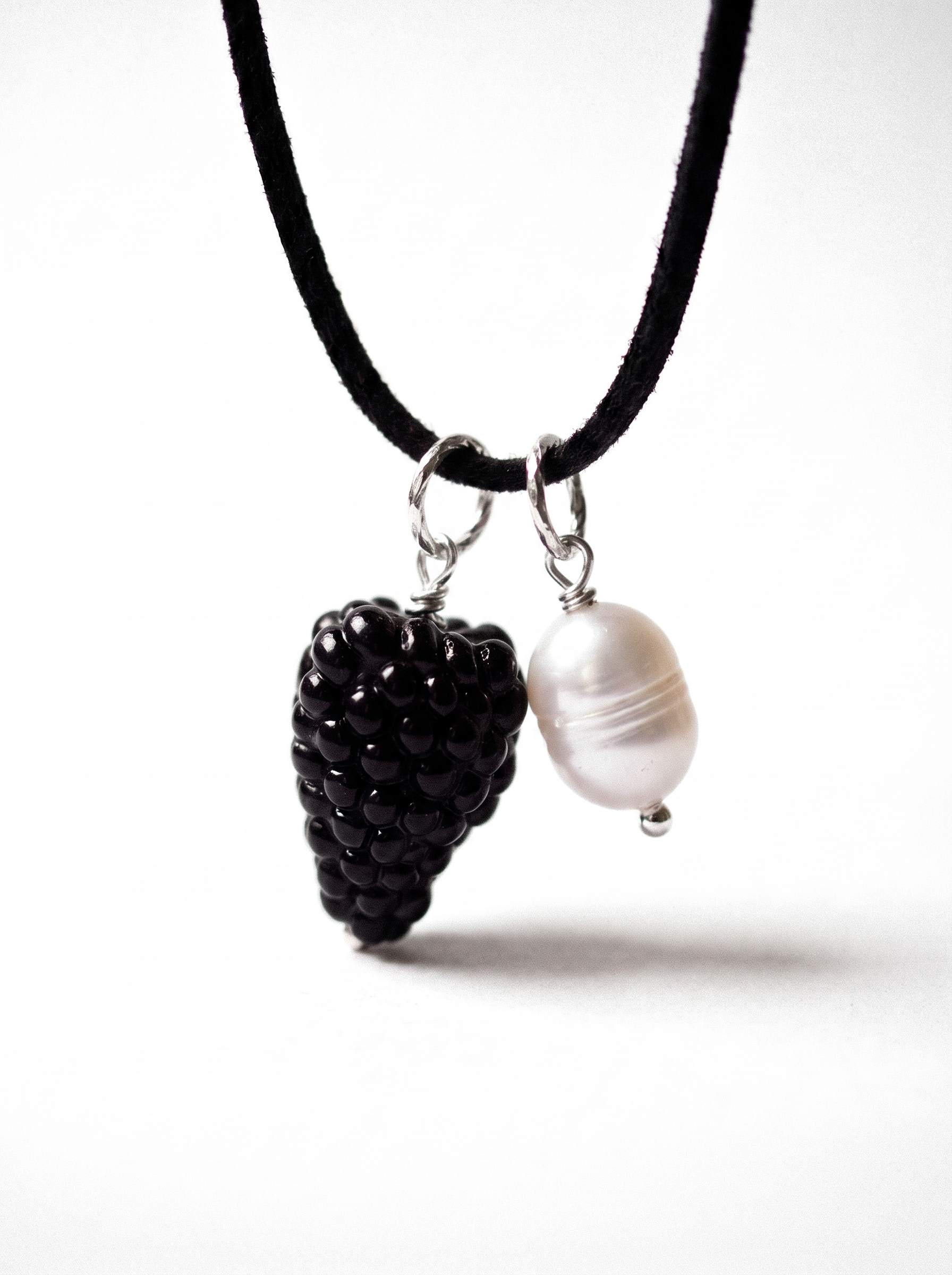 Necklace Cord Pops Set. 2 with silver details