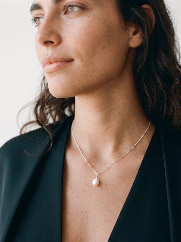 Pops Chain Necklace Set. 5 Silver