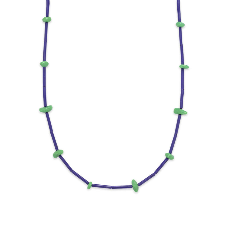 Purple-green beads