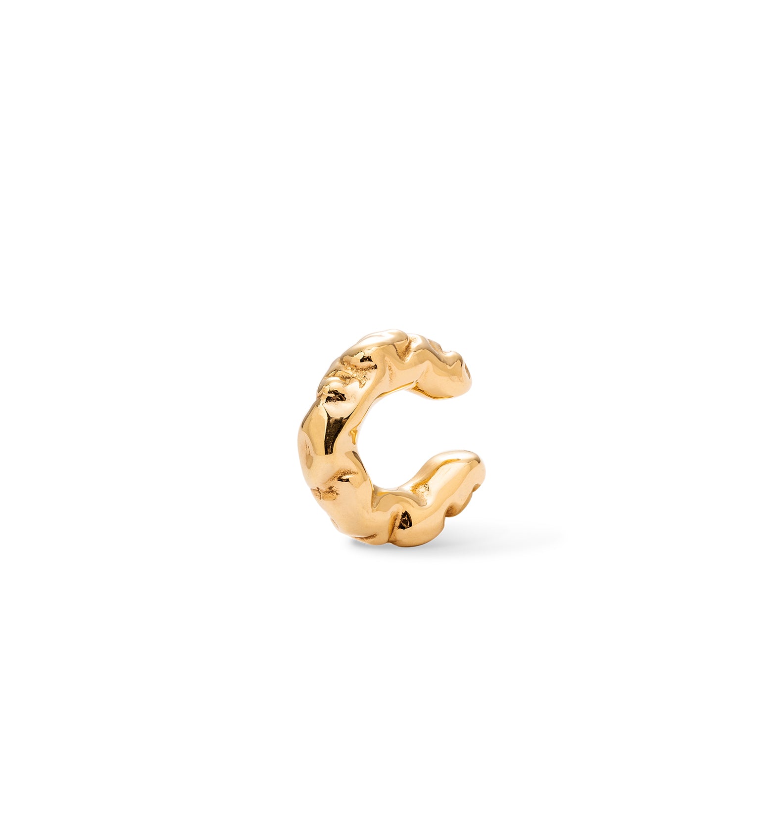 Crush Gold-plated Ear Cuff