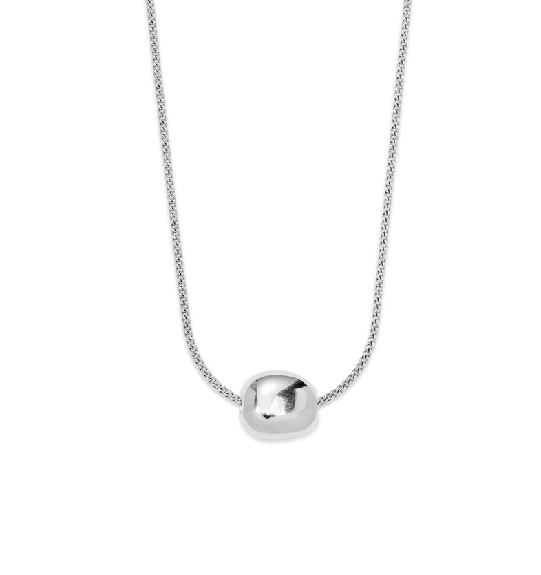  Nugget Mini Silver Necklace 