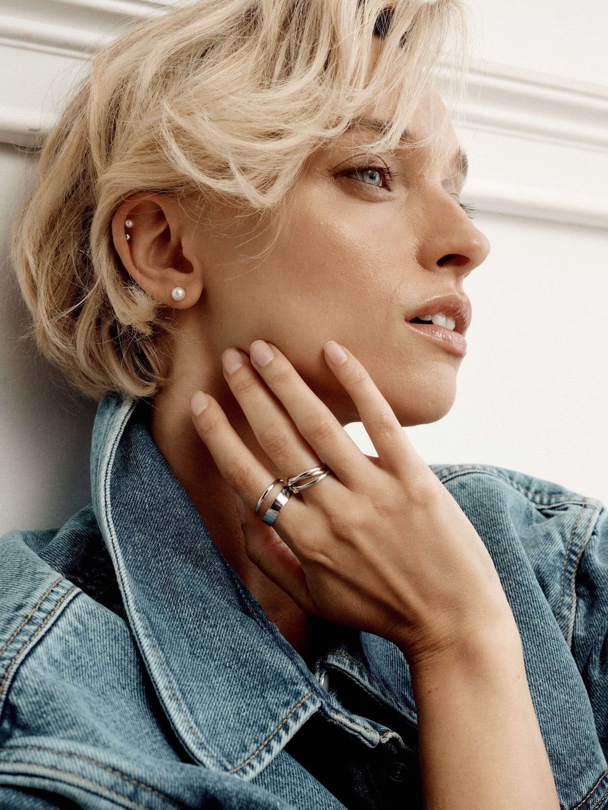 Bague anneau Basic en argent 925 1