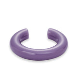 Otwarta owalna bransoletka bangle z lawendowej żywicy Bangle Ring
