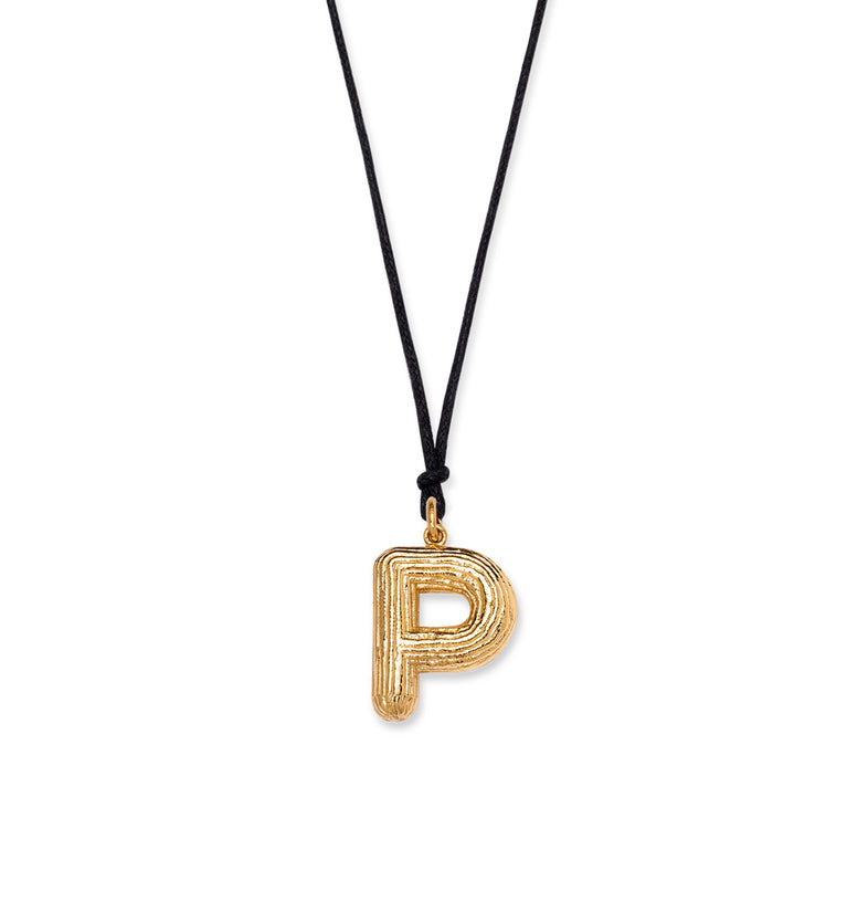  Literka na rzemyku 16 