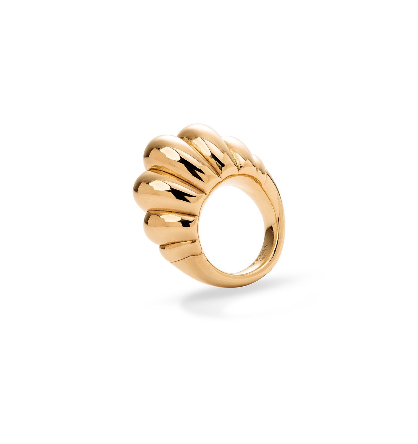 Groove Ring Gold-plated