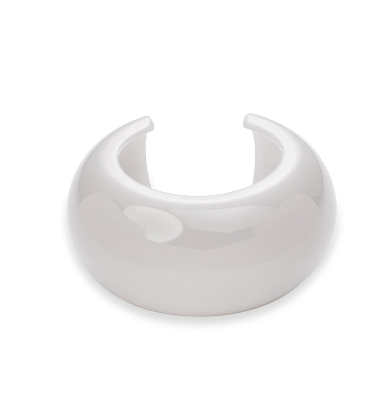  Szeroka dmuchana bransoletka bangle z kobaltowej żywicy Bangle Elipse 