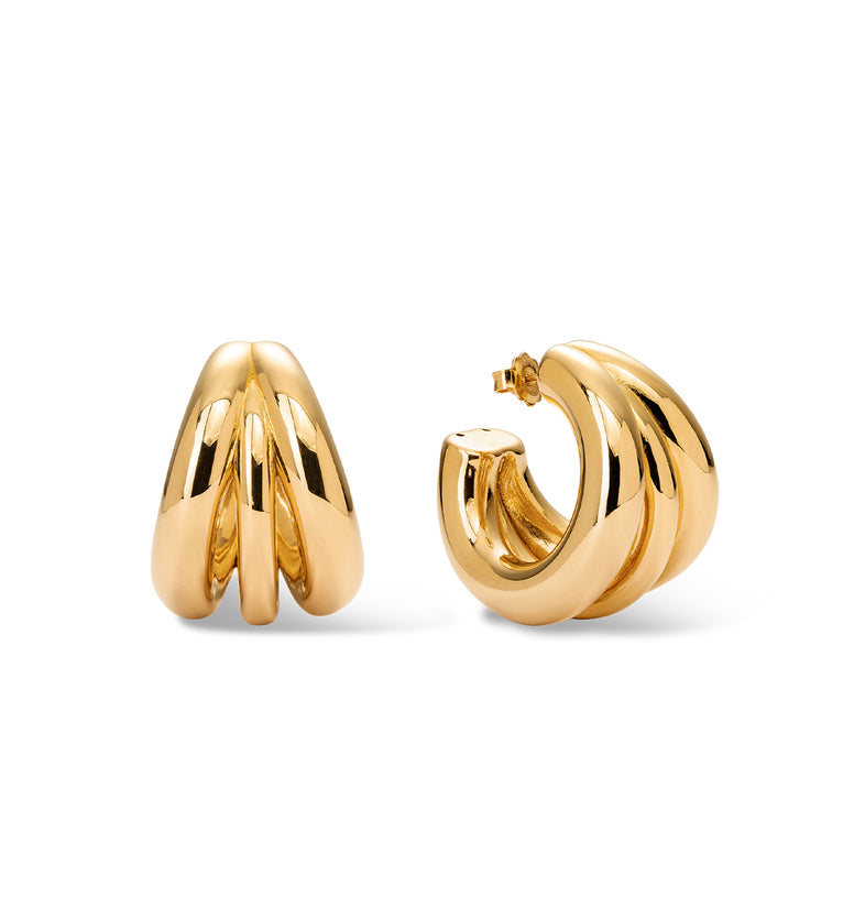  TRIPLE LOOPS earrings 