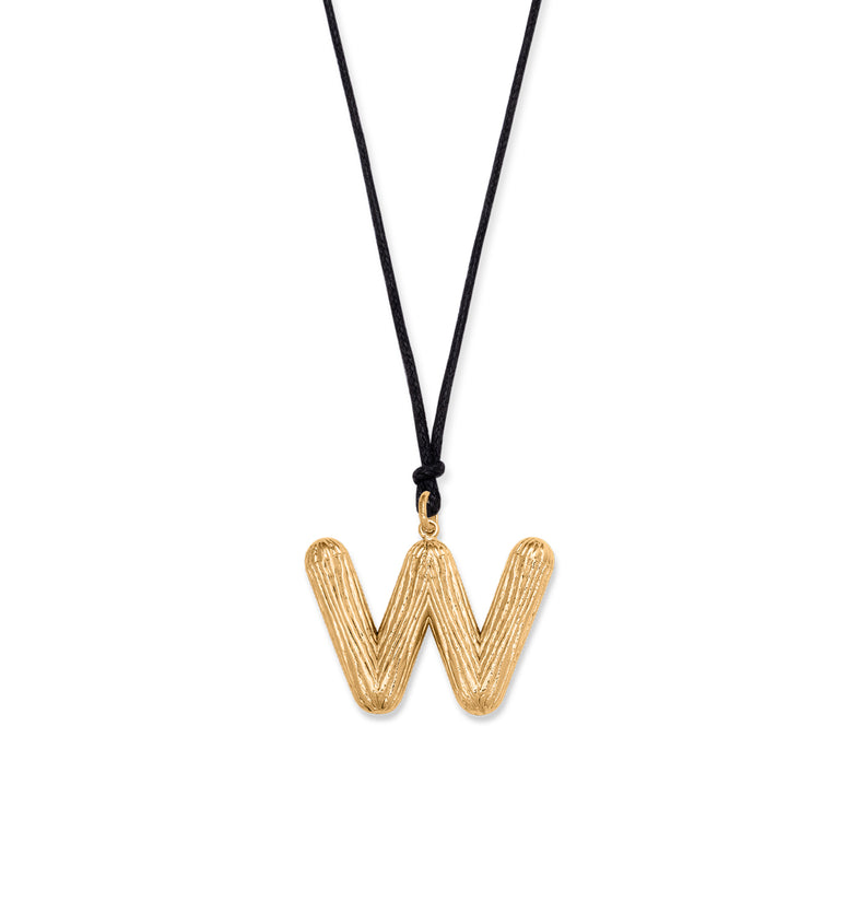  Literka na rzemyku 22 